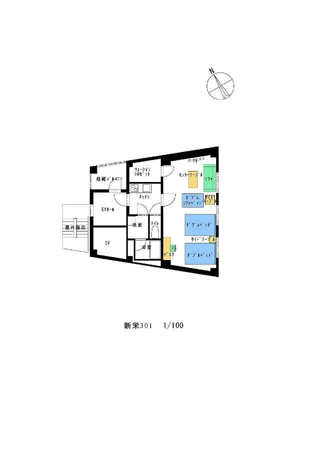 ケイアイコンホテルズ 新栄301 Aoicho Apartment